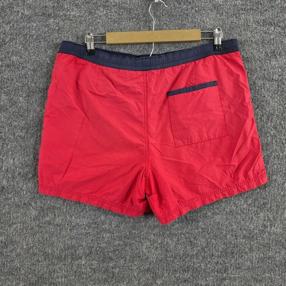 CH Carolina Herrera Swim Trunks Shorts Men Medium Red Lined Resort Beach Pool